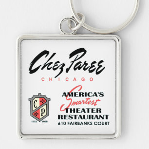 Chez Paree, Nightclub, Chicago, IL Keychain