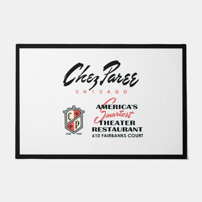 Chez Paree, Theatre Restaurant, Chicago, IL Doormat (Front)