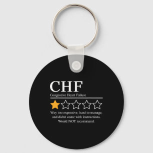 Chf Warrior Nftw Congestive Heart Failure Disease Keychain