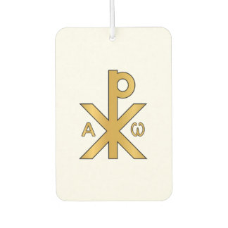 Chi-Rho Alpha Omega Odoramentum Air Freshener