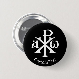 Chi Rho Christogram 2 Inch Round Button