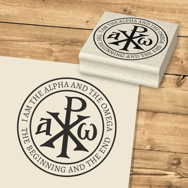 Chi Rho Christogram Rubber Stamp (Creator Uploaded)