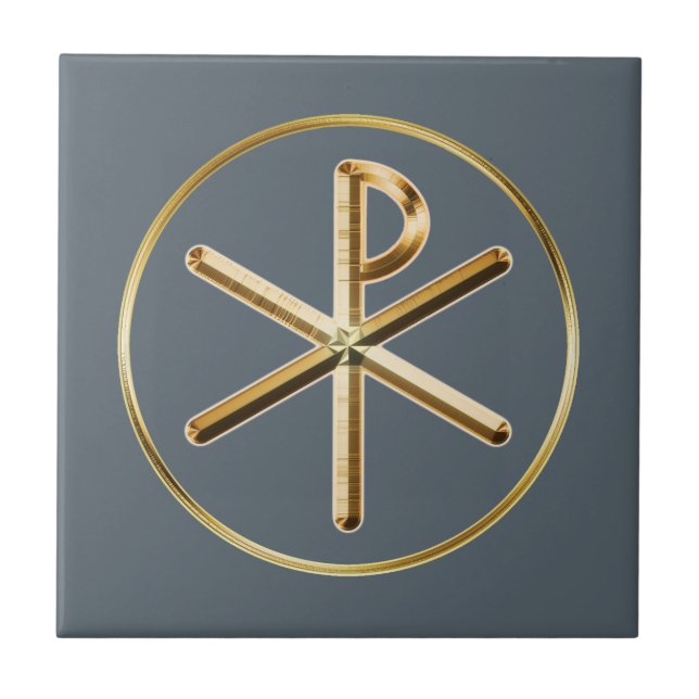 Chi-Rho glow Tile (Front)