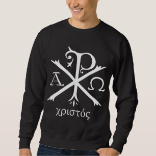 Chi Rho Jesus Christ Christian Ancient Monogram Sweatshirt