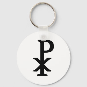 Chi rho - Jesus Keychain