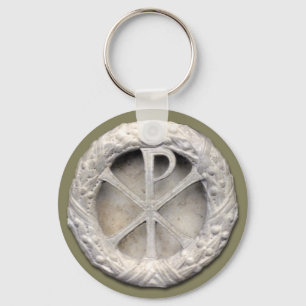 Chi-Rho or the Monogram of Christ Keychain
