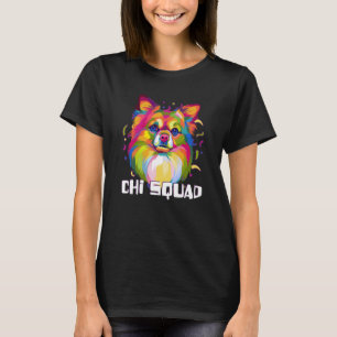 Chi Squad Chihuahua Fur Mom Chiwawa Fur Dad Animal T-Shirt