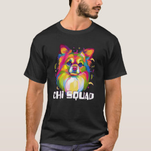 Chi Squad Chihuahua Fur Mom Chiwawa Fur Dad Animal T-Shirt