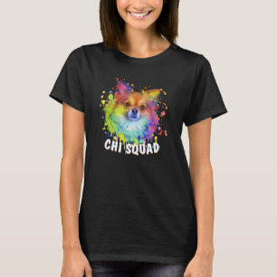 Chi Squad Chihuahua Fur Mom Chiwawa Fur Dad Animal T-Shirt