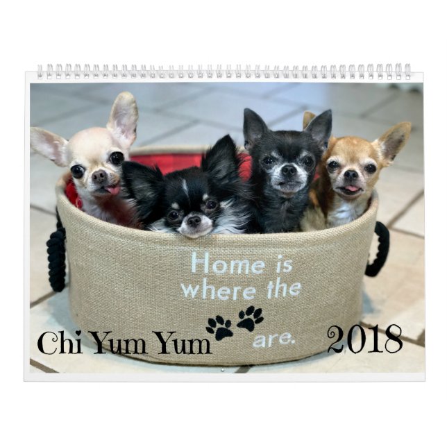 Chi Yum Yum 2018 Calendar (Cover)