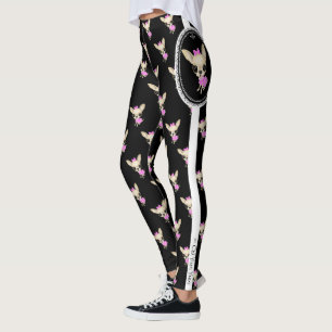 Chi Yum Yum leggings - LG  Logo - Blk