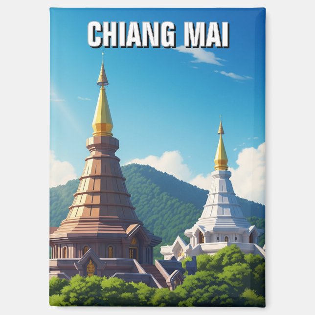 Chiang Mai Doi Inthanon Thailand Magnet (Front)