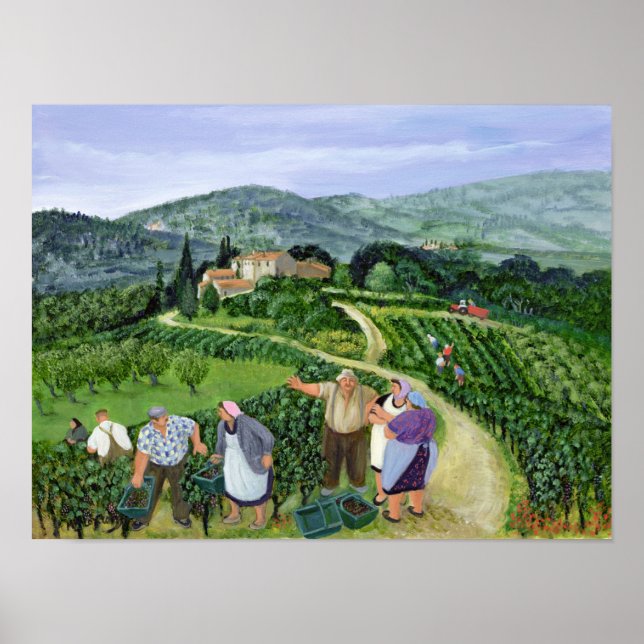 Chianti Classico Villa Trasqua Poster (Front)