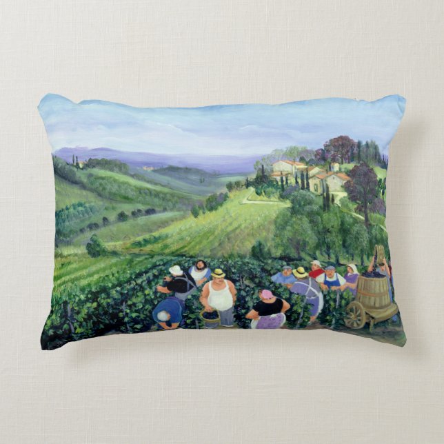 Chianti Landscape Decorative Pillow (Front)