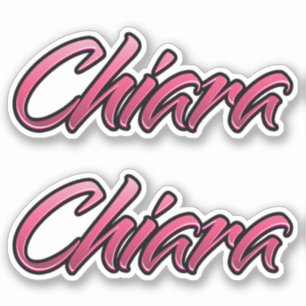 Chiara faded pink sticker sticker sticker