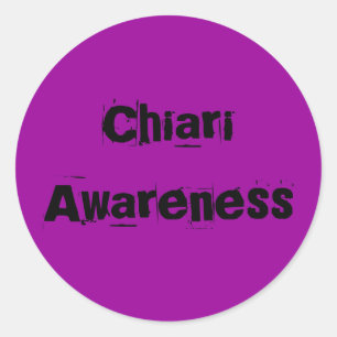 Chiari Awareness Classic Round Sticker