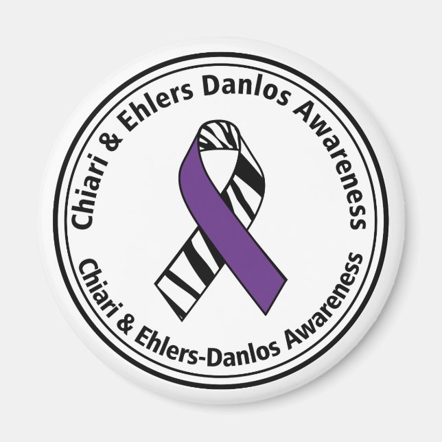 Chiari et EDS Zebra Ruban Magnet (Devant)