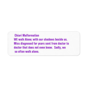 Chiari Malformation Awareness