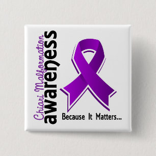 Chiari Malformation Awareness 5 2 Inch Square Button