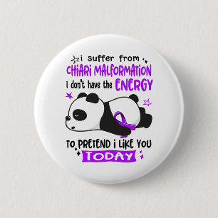 Chiari Malformation Awareness Month Ribbon Gifts 2 Inch Round Button
