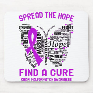 Chiari Malformation Awareness Month Ribbon Gifts Mouse Pad