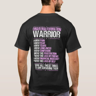 Chiari Malformation Awareness Pain Survivor Purple T-Shirt