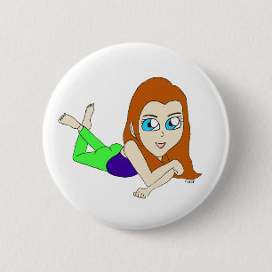 chibi  2 inch round button