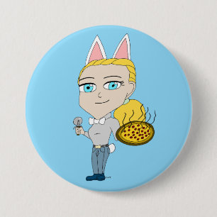 chibi 3 inch round button