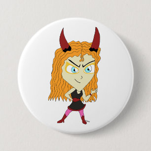 chibi  3 inch round button