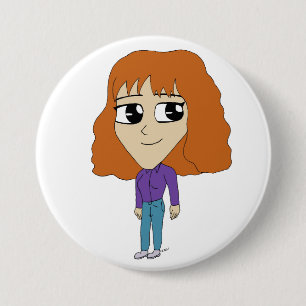 chibi 3 inch round button