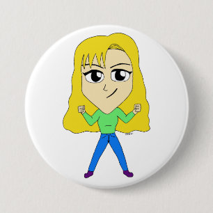 chibi 3 inch round button