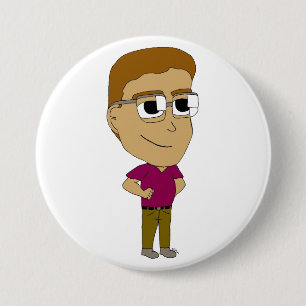 chibi   3 inch round button
