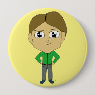 chibi 4 inch round button