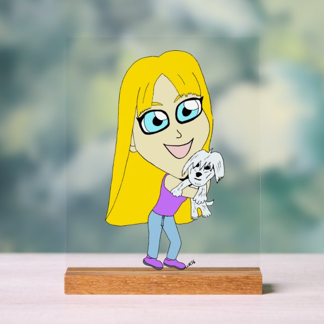 Chibi avec un chiot (Neutre)