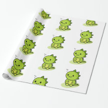 Chibi baby green dragon