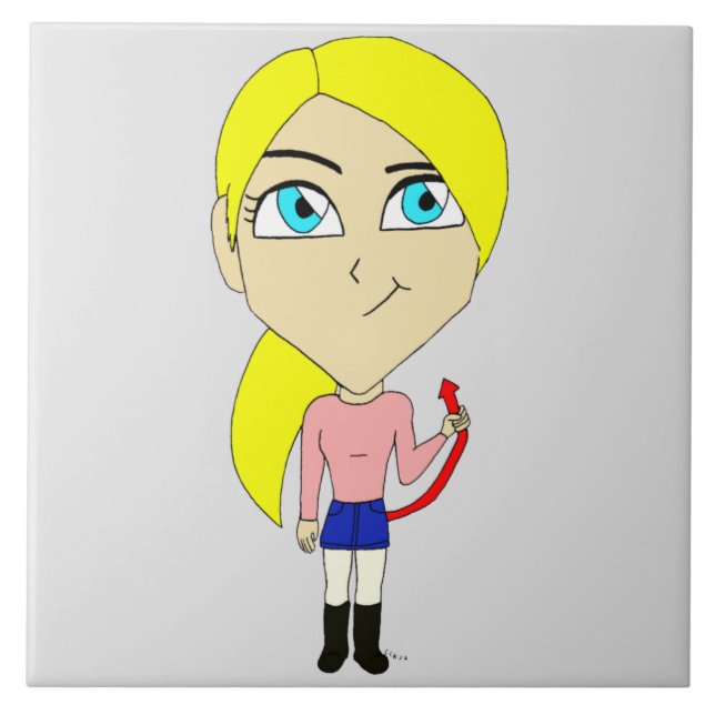 chibi "bad" girl   tile (Front)