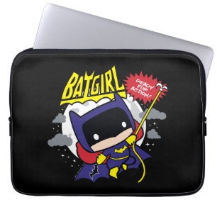 Chibi Batgirl Ready For Action Laptop Sleeve