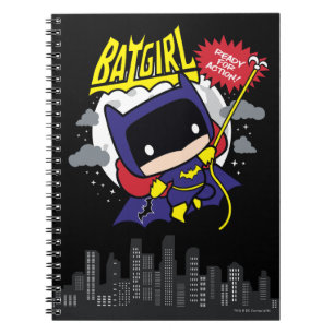 Chibi Batgirl Ready For Action Notebook