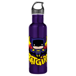 Chibi Batgirl With Gotham Skyline & Logo 710 Ml Water Bottle