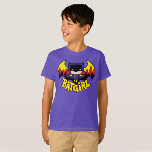 Chibi Batgirl With Gotham Skyline & Logo T-Shirt