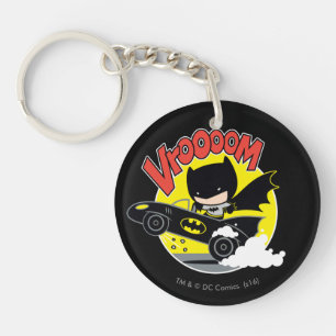Chibi Batman Dans Le Batmobile
