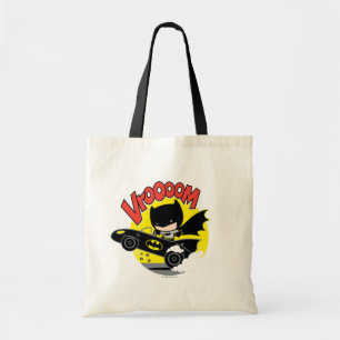 Chibi Batman In The Batmobile Tote Bag
