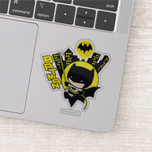 Chibi Batman Scaling The City