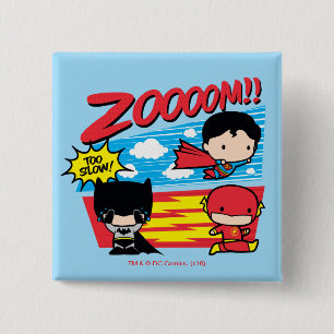 Chibi Batman Too Slow! 2 Inch Square Button