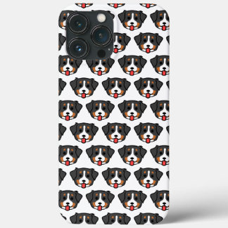 Chibi Bernese patern - cartoon dog style iPhone 13 Pro Max Case