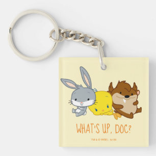 Chibi BUGS BUNNY™, TWEETY™, & TAZ™ Keychain
