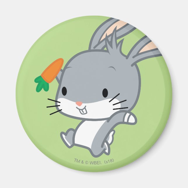 Chibi BUGS BUNNY™ With Carrot Magnet (Front)