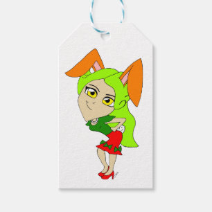 chibi bunnygirl     gift tags