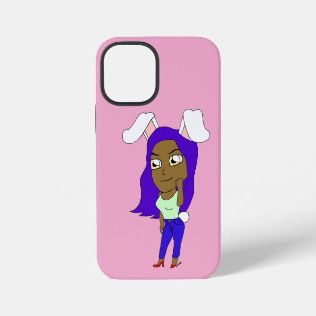 Chibi Bunnygirl iPhone Case (Back)