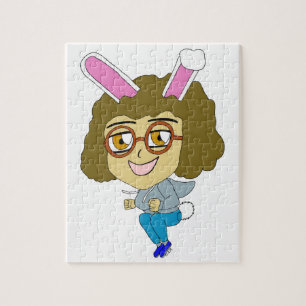 chibi bunnygirl jigsaw puzzle